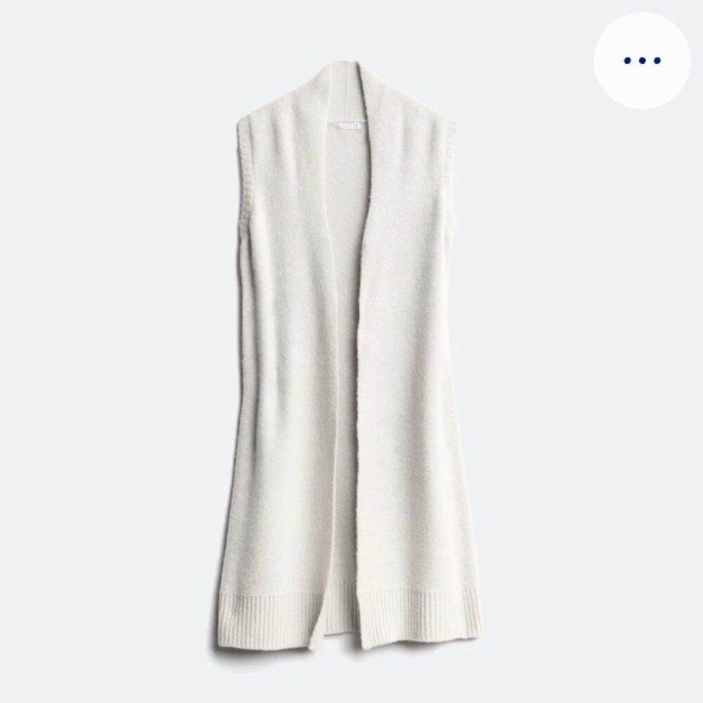 Edel Sleeveless Duster Cardigan - soft, stretch